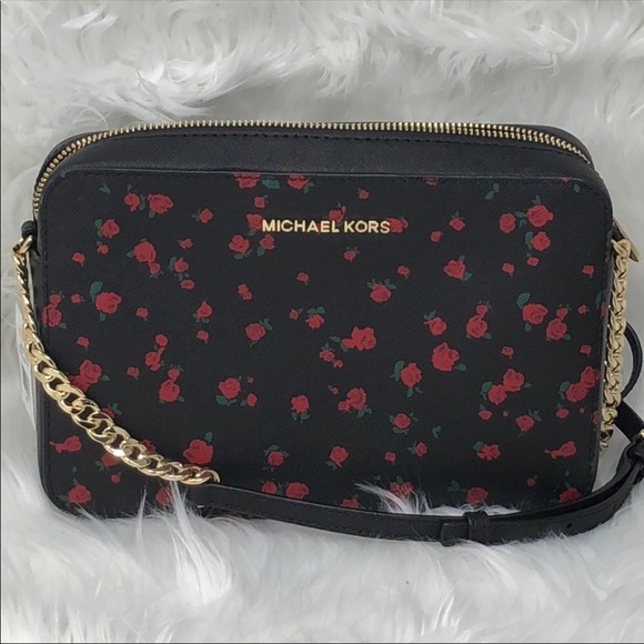 Nwt Michael Kors Jet Set item messenger crossbody - Picture 7 of 8